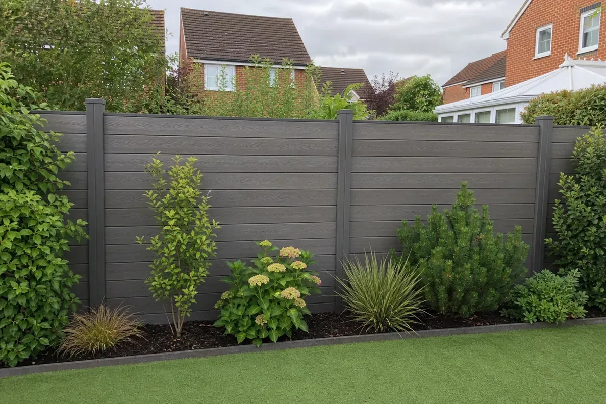 Low maintenance composite fencing in Solihull